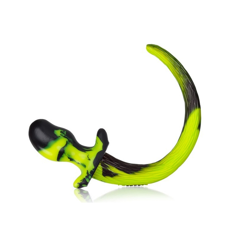 Oxballs Plug Queue Puppy Tail Bulldog 11.5  x 6 cm Jaune